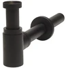 Wirquin Lineis Mini praustuvo sifonas 1¼ x 32 mm, juodas matinis