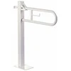 MEDIEPOXY vertikalus ranktūris neįgaliesiems su atrama į grindis, L: 721 x H: 800 mm, baltas