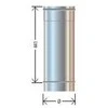Nerūdijančio plieno įdėklas D130, 500mm