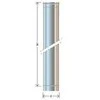 Nerūdijančio plieno įdėklas D160, 1000mm