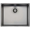 New York Comfort 50/40 (L) plautuvė 540x440 mm, Gun Metal Sidabrinis