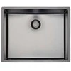 New York Comfort 50/40 (L) plautuvė 540x440 mm, Gun Metal Sidabrinis