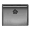 New York Comfort 50x40 (L) plautuvė 540x440 mm, gun metal II