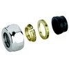Perėjimas variniam vamzdžiui 15mm, 3/4`, chromas