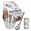 Pirties rinkinys nerūd.pl., inox
