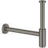 Praustuvo sifonas 1 1/4 brushed hard graphite