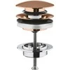 Grohe Praustuvo ventilis su push-open. brushed warm sunset