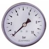 pressure gauge 1/4" 63mm 0-6bar horiz.