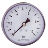pressure gauge 1/4" 63mm 0-6bar horiz.