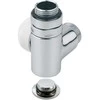 Rad. termoventilis Corner Combi 1/2` x 24-19, 90°, juodas matēts (kr.p.)