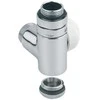 Rad. termoventilis Corner Combi 1/2` x 24-19, 90°, hromēts (kr.p.)