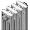 radiators grīdas Charleston 3 rindu, H-300, 25 sekcijas, V002, balts