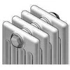 radiators grīdas Charleston 5 rindu, H-190, 29 sekcijas, V002, balts