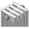 radiators grīdas Charleston 5 rindu, H-190, 29 sekcijas, V002, balts