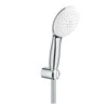 Grohe Tempesta 110 2sr. dušo kompl su laikikliu ir žarna 1250mm. 13.5L/min. chromas