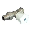 rokas radiatoru vārsts HR, 1/2", PN10, taisns, balts rokturis