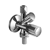 Kampinis ventilis Schell, 1/2'' x 3/8'' x 3/4'' kombinuotas