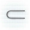 dvieļu žāvētājs U-veida d=25/250x400 1d. nerūsējošais tērauds