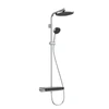 shower system with thermostat Activera S 240 1jet EcoSmart ShowerTablet Select 360 Varia, chrome