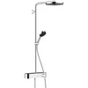 showerpipe Pulsify 260 1jet/105 3jet Relaxation with thermostat ShowerTablet Select 400, chrome