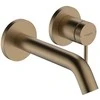 Sieninis praustuvo maišytuvas Tecturis S EcoSmart+ 16,5cm, bronzos spalvos