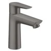 single lever basin mixer brushed juodas chrome