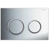Geberit taustiņš Omega20, 212x142 mm, hroms/matēts hroms/hroms