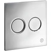 taustiņš Triomont XS duo, 160x160 mm, pneimatiskais, hroms