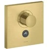 termostata ShowerSelect Square virsapmetuma daļa, ar 1 izeju un papildu izeju, brushed br