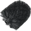tualetes birstes galva, melna