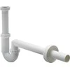 izlietnes sifons, 1¼ x 32 mm, plastmasa, balts