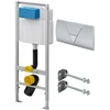 Viega WC potinkinis rėmas 113 cm, komplekte su mygtuku ir tvirtinimais (606688+406912+464440)