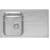 virtuves izlietne Diplomat 10 Eco (R), viena bļoda ar plauktu, 860x500 mm
