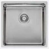 virtuves izlietne Houston 40x40 (L), viena bļoda, 440x440 mm