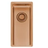virtuves izlietne New York Comfort 18x40 (L), viena bļoda, 220x440 mm, copper II