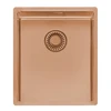 virtuves izlietne New York Comfort 34x40 (L), viena bļoda, 380x440 mm, copper II