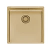 virtuves izlietne New York Comfort 40x40 (L), viena bļoda, 440x440 mm, auksinis II