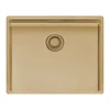 virtuves izlietne New York Comfort 50x40 (L), viena bļoda, 540x440 mm, auksinis II