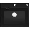 virtuves izlietne Paris 54 Tapwing, viena bļoda, 600x500 mm, juodas silvery