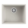 virtuves izlietne Verona 50, viena bļoda, 556x456 mm, soft baltas