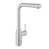 sink mixer Essence, pull-out spout, supersteel