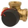 VRG131 3-ceļu rotācijas vārsts 1/2" Kvs 1, misiņš