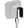 Hansgrohe Sieninis dušo lizdas su laikikliu „FixFit Q“, chromuotas