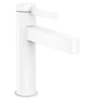 Hansgrohe washbasin mixer Finoris 110, with pop-up, matt baltas