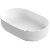 washbasin Neo O, matt baltas