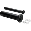 WC pajungimo komplektas DN90 x 400 plastikas / juodas