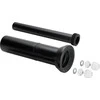 WC pajungimo komplektas DN90 x 400 plastikas / juodas
