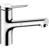 Hansgrohe Zesis 150 2jet virtuvinis maišytuvas su ištraukiamu dušeliu, chromas + sBox