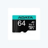 Atminties kortelė ADATA | Premier Pro UHS-I U3 V30S | 64 GB | Micro SDXC | Flash atminties klasė 10 | Adapteris