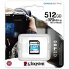 Atminties kortelė Kingston SDXC Canvas Go Plus 512GB 170R C10 UHS-I U3 V30